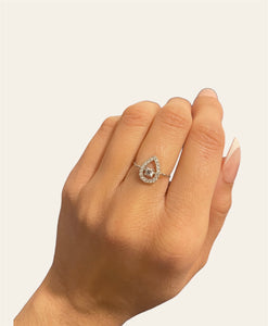 Eternelle-Bague en Argent 925-Pierres en oxyde de zirconium