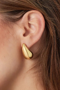Miya-Boucles d'oreilles en Acier inoxydable-Goutelette d'eau