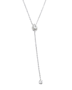 Diamantra-Collier en argent 925 sterling-Pierres en oxyde de zirconium