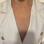 Charger l&#39;image dans la galerie, Coffret Diamond-collier distinguée+boucles d&#39;oreilles mystérieuse-Argent 925 Sterling
