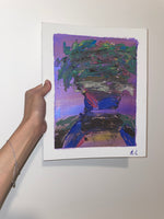 Charger l&#39;image dans la galerie, L&#39;homme invisible-Tableau texturé-Fait à la main
