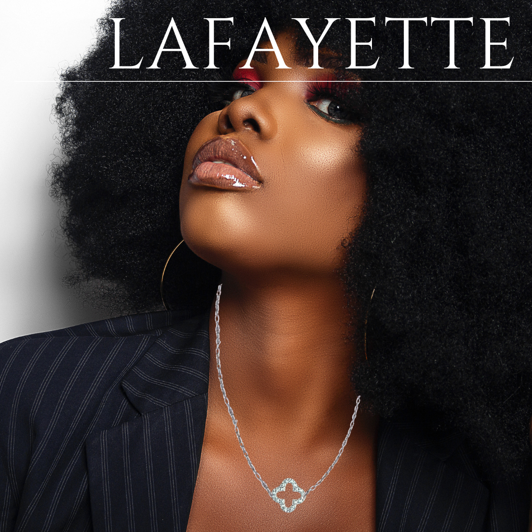 Lafayette-Collier en Acier inoxydable-Strass