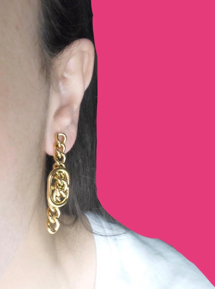 Chipie-Boucles d'oreilles en Acier inoxydable